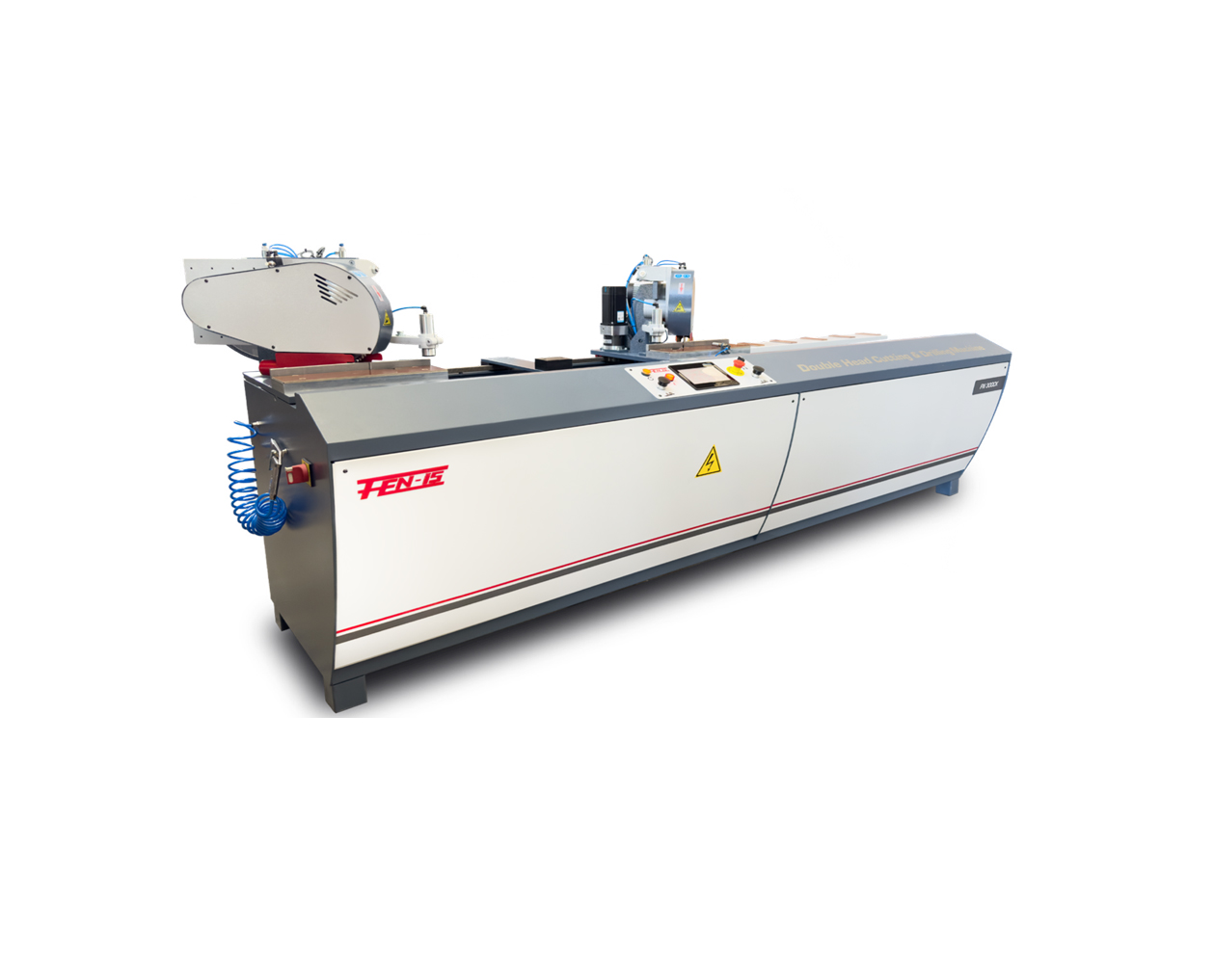Otomatik Çift Kafa Kesme ve Delme Makinesi Ø300mm (servo kontrol)